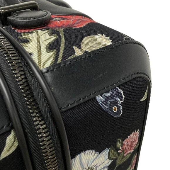 GUCCI Kris Knight Flora Black Red Multi Nylon Leather - Suitcase 1108-072125 - Picture 11 of 14